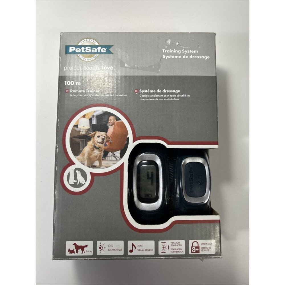Petsafe 100M Remote Trainer - Tone Vibration & Static Dog Collar Pdt19-16128